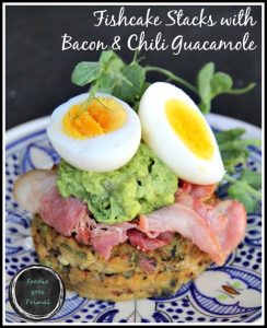 Fishcake Stacks with Bacon & Guacamole {LCHF, Banting, Paleo}3